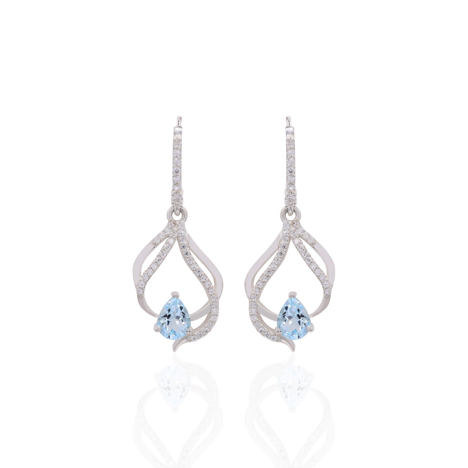 Ice Blue Pendant Set