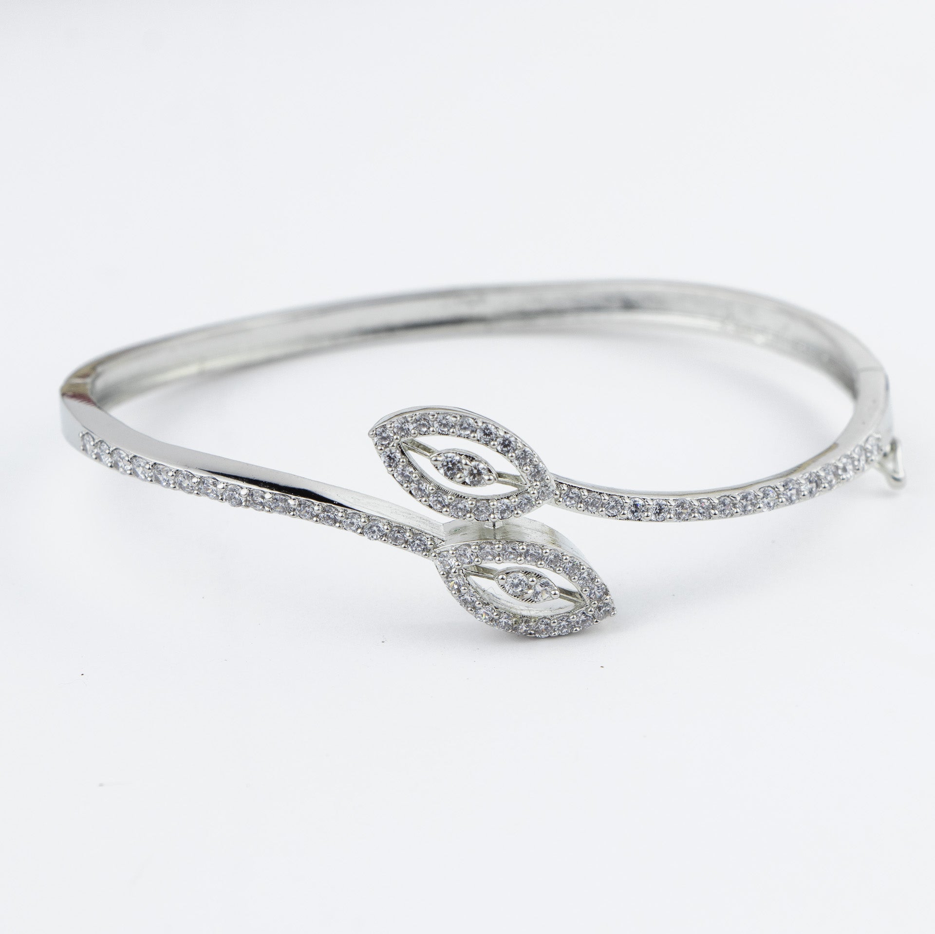 Silver Leaf Bracelet