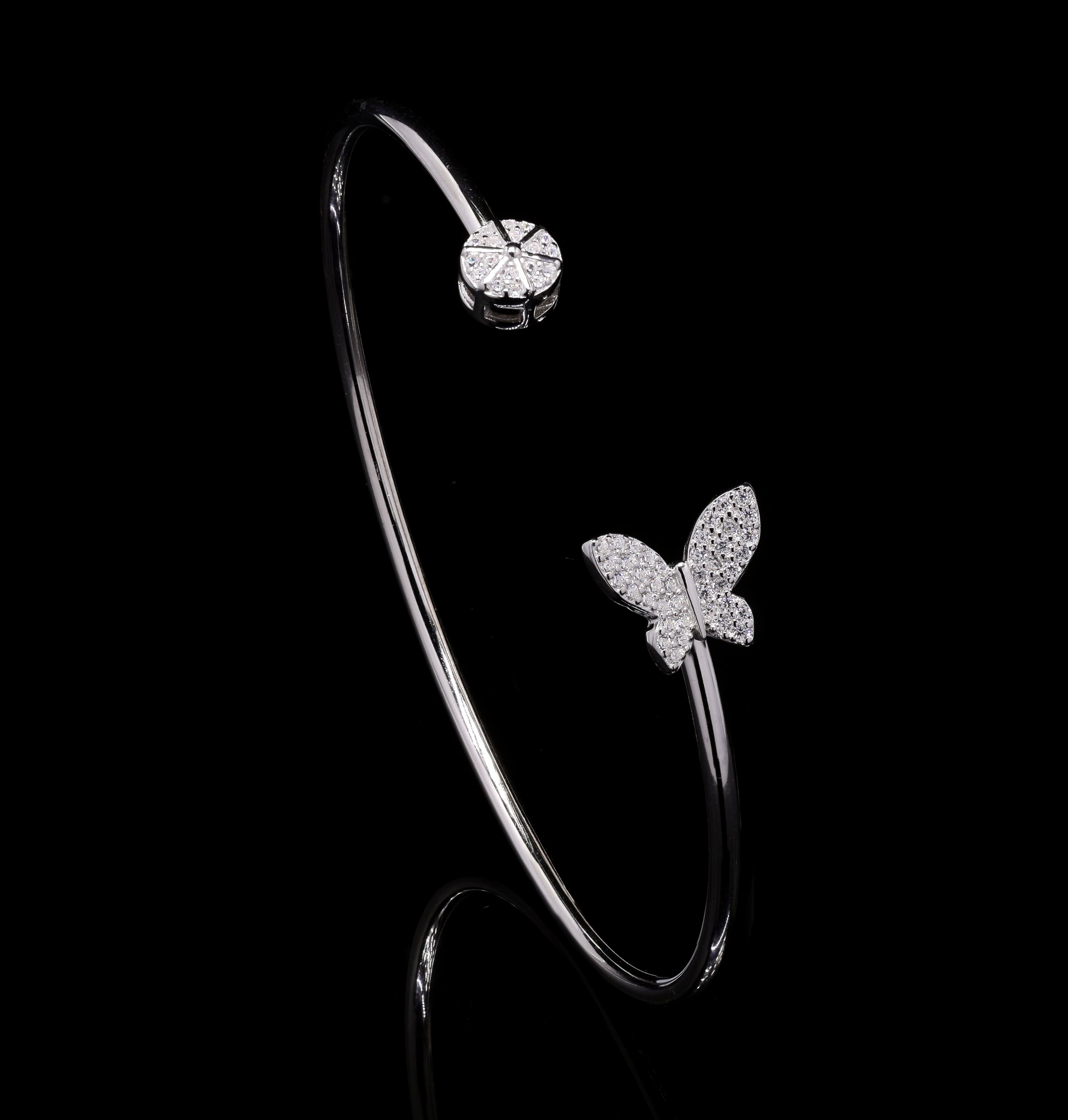Twinkle & Fly Silver Bracelet
