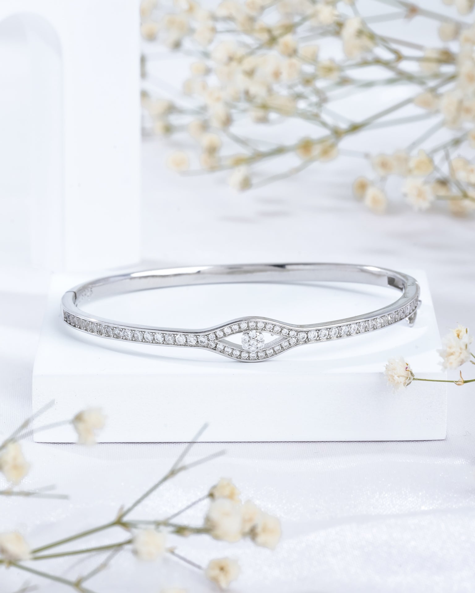 Evil-Eye Silver Bracelet