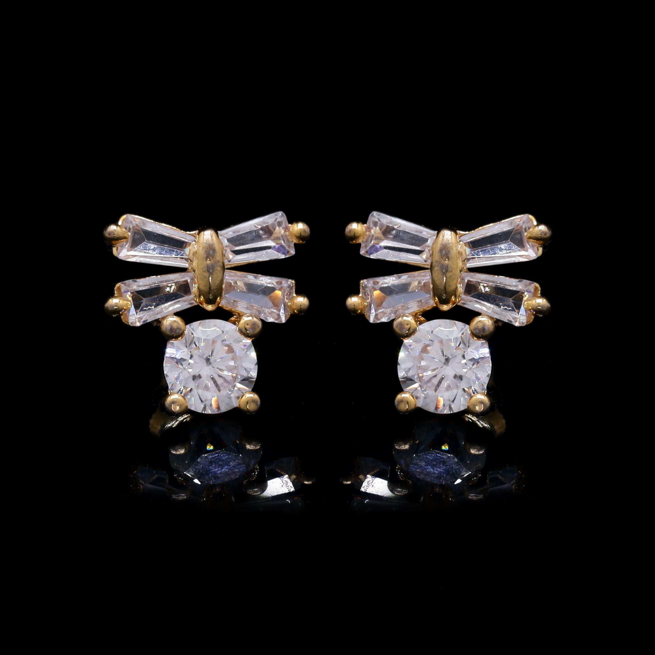 Tiny Twinkle Silver Studs