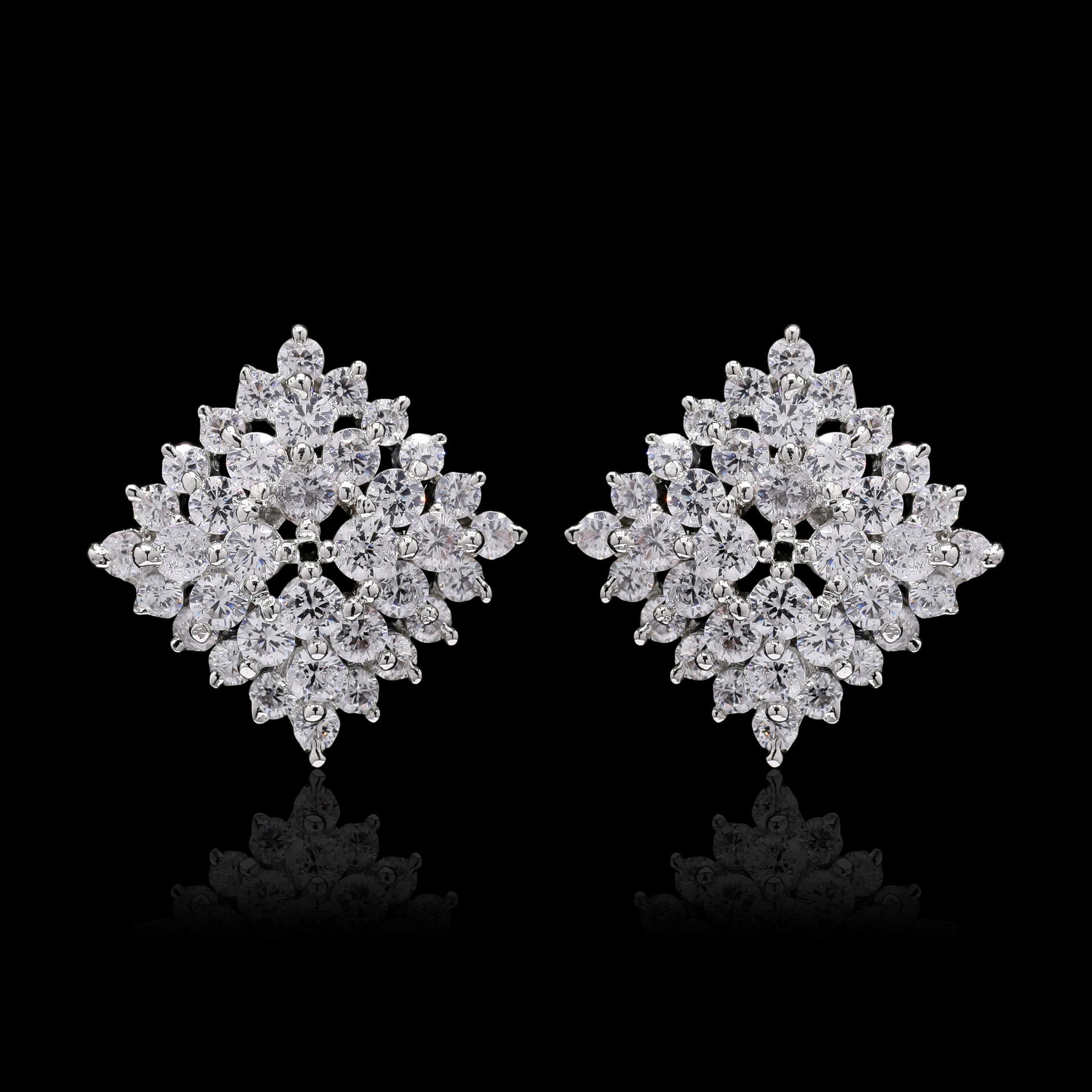 Silver Web Studs