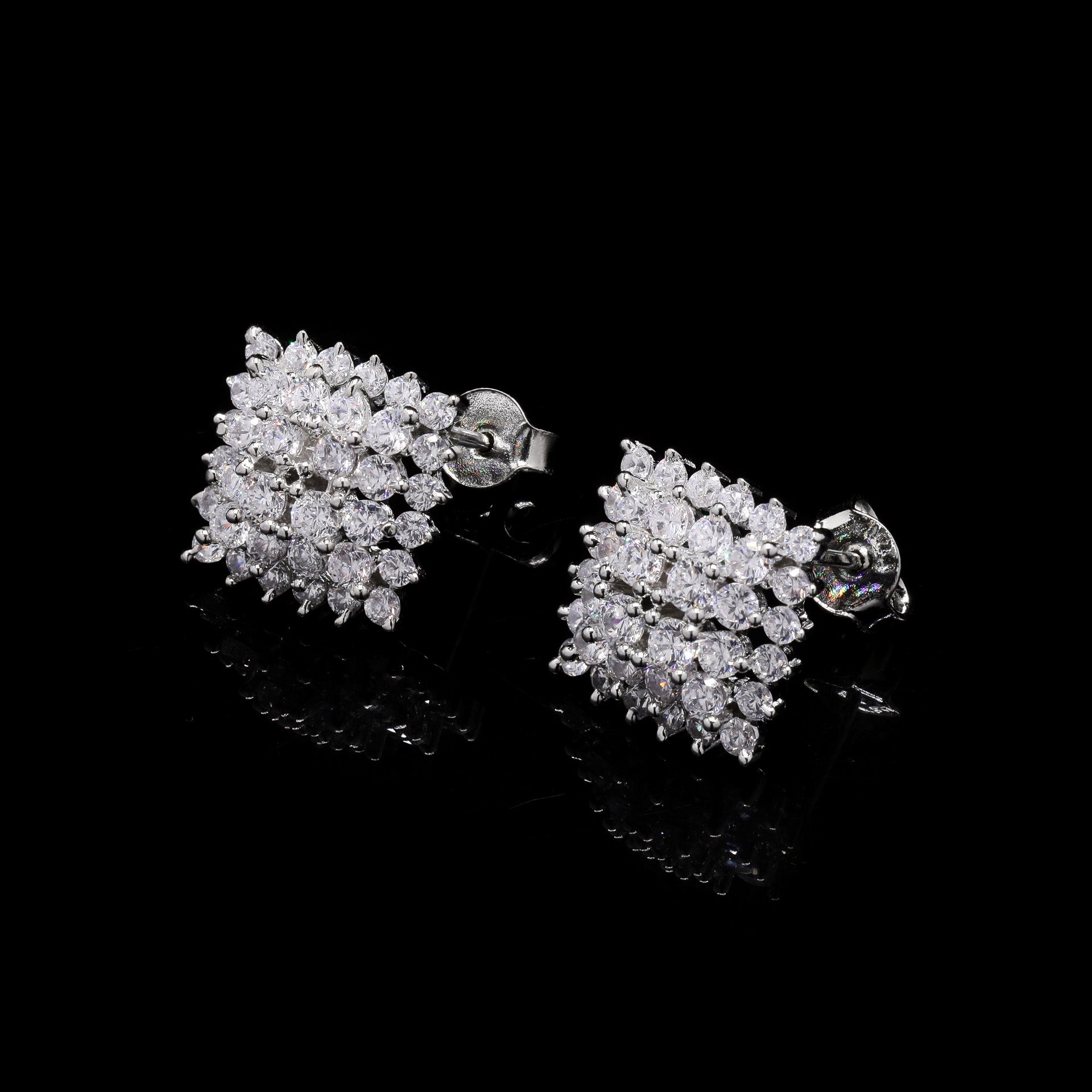 Silver Web Studs