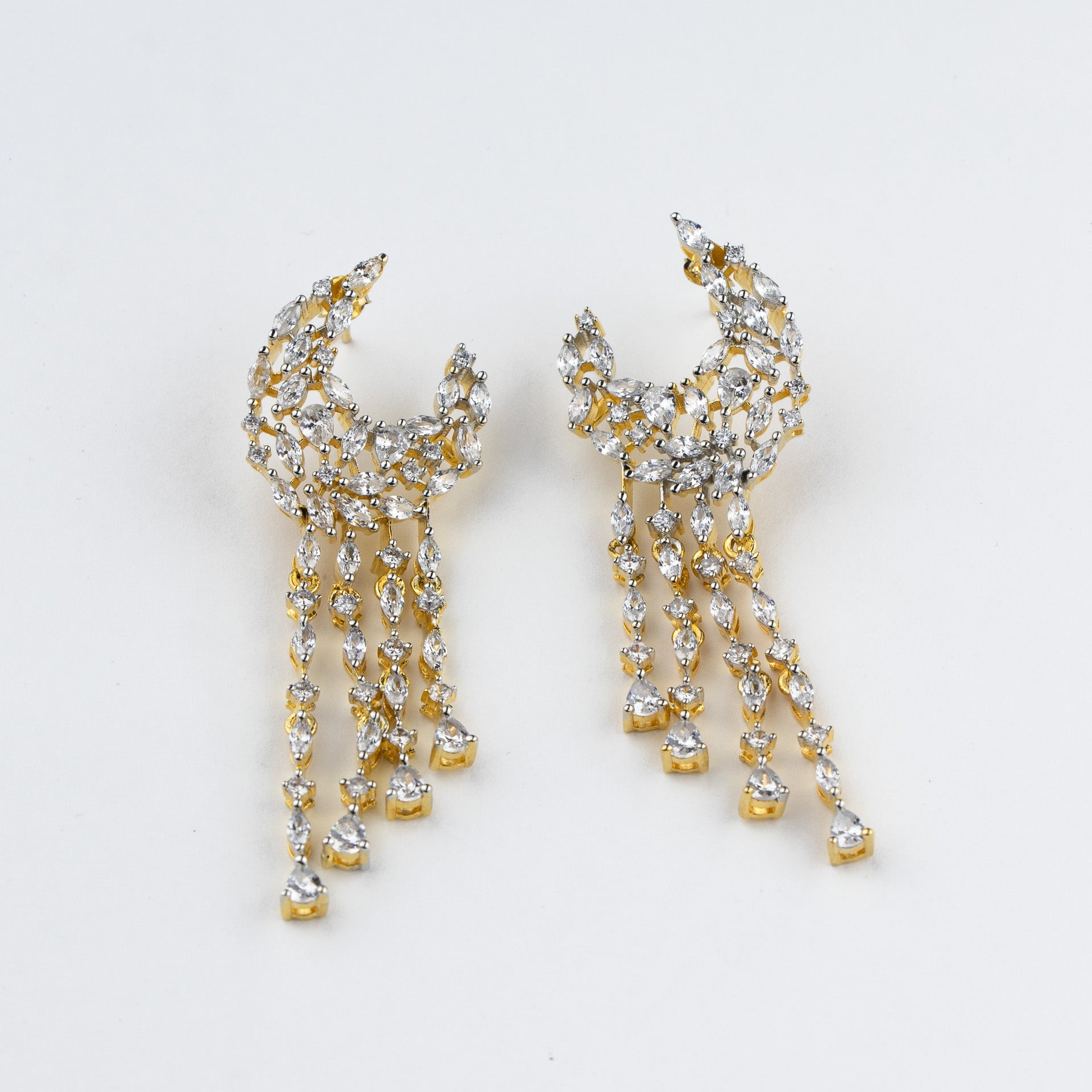 Lunar Luxe Silver Earrings