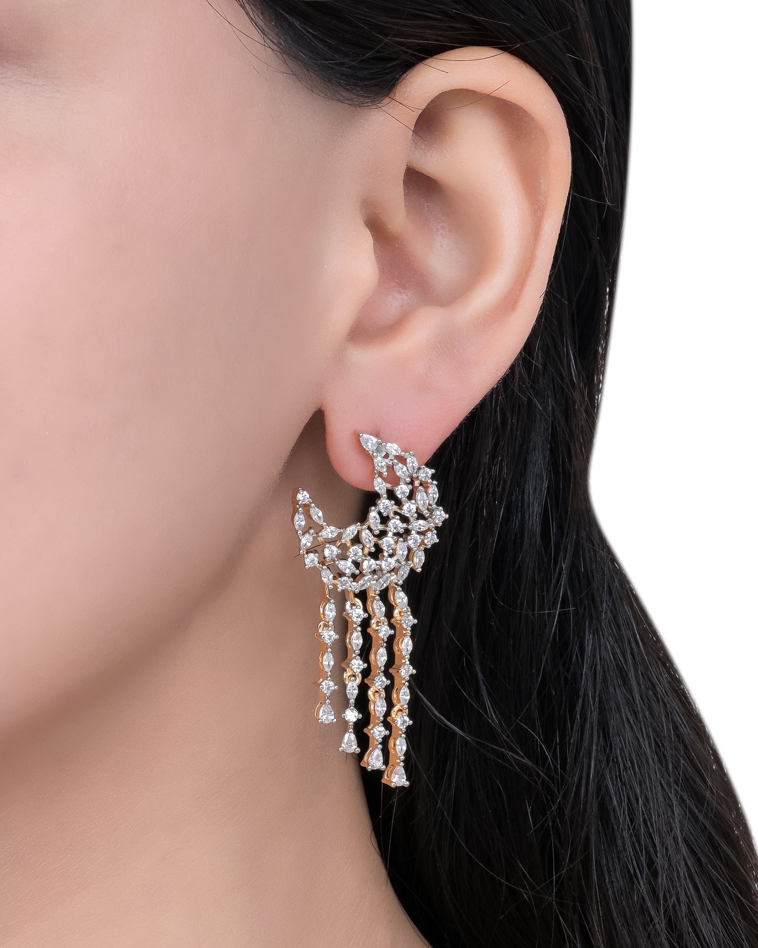 Lunar Luxe Silver Earrings