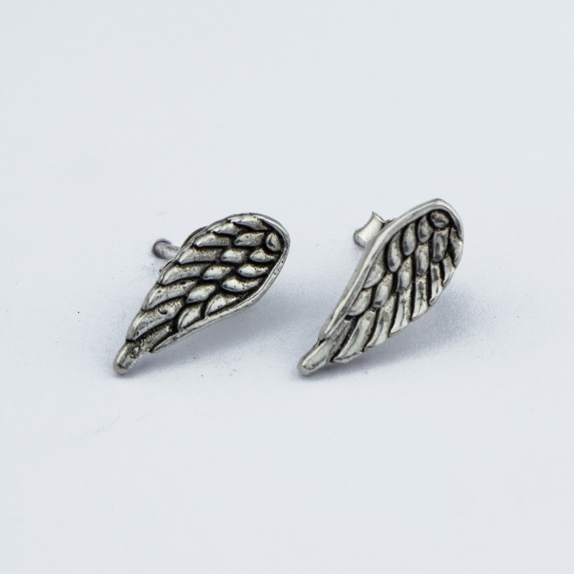 Silver Wings Studs