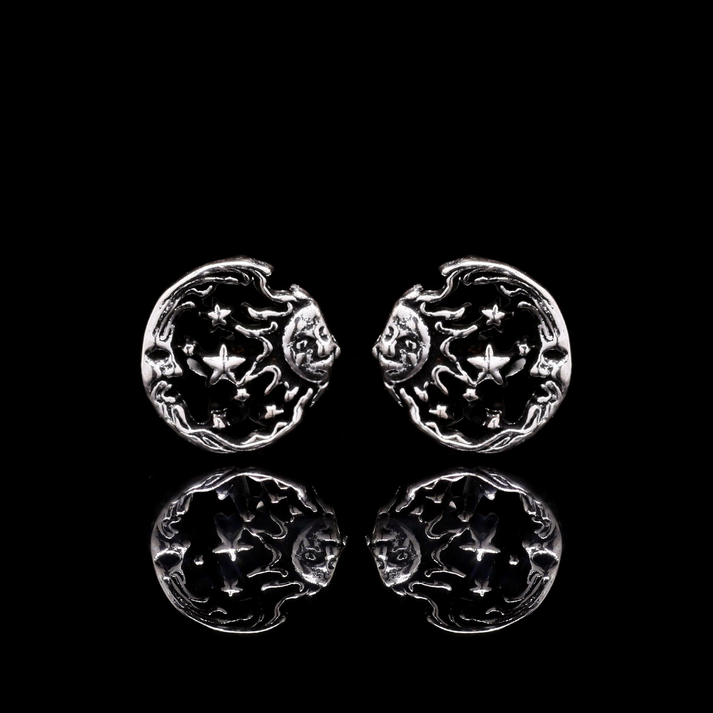 Cosmic Harmony Silver Studs