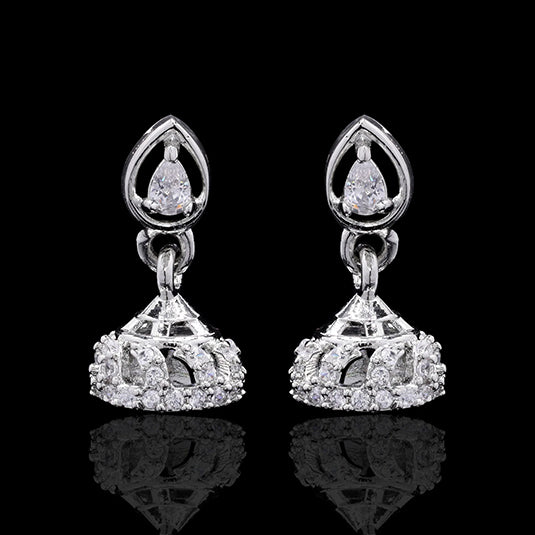 Raat Rani Silver Jhumki