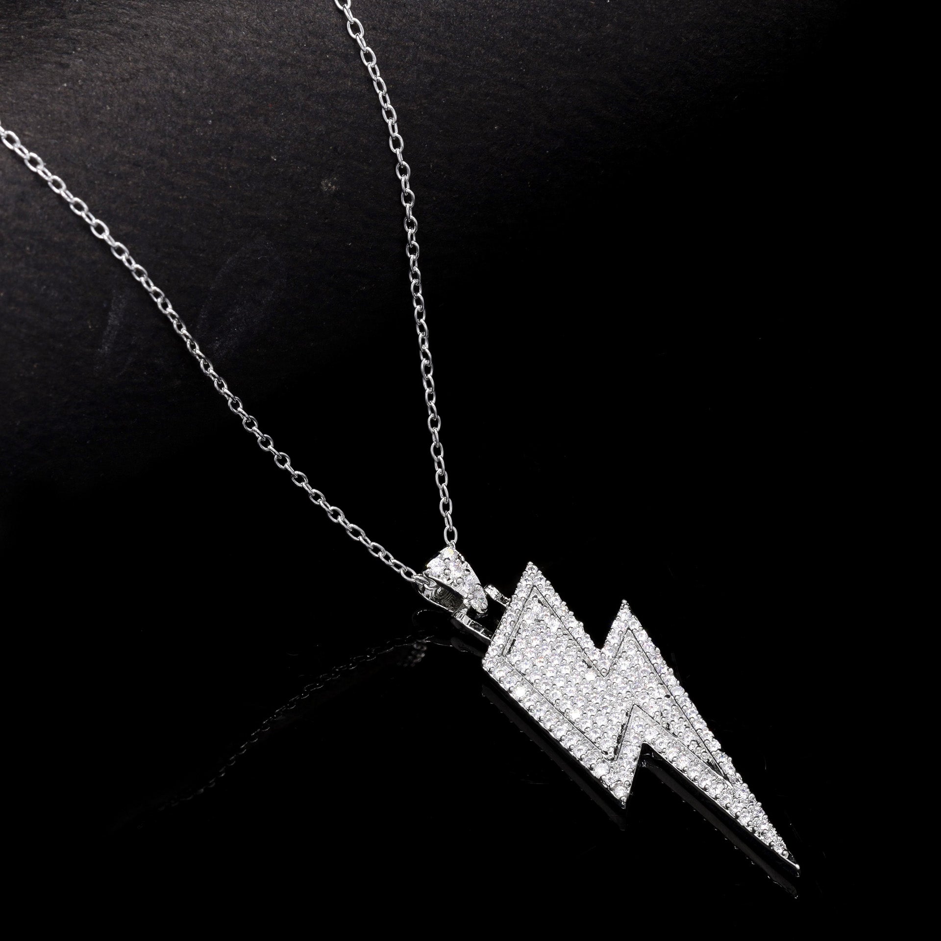 Thunderbolt Silver Pendant