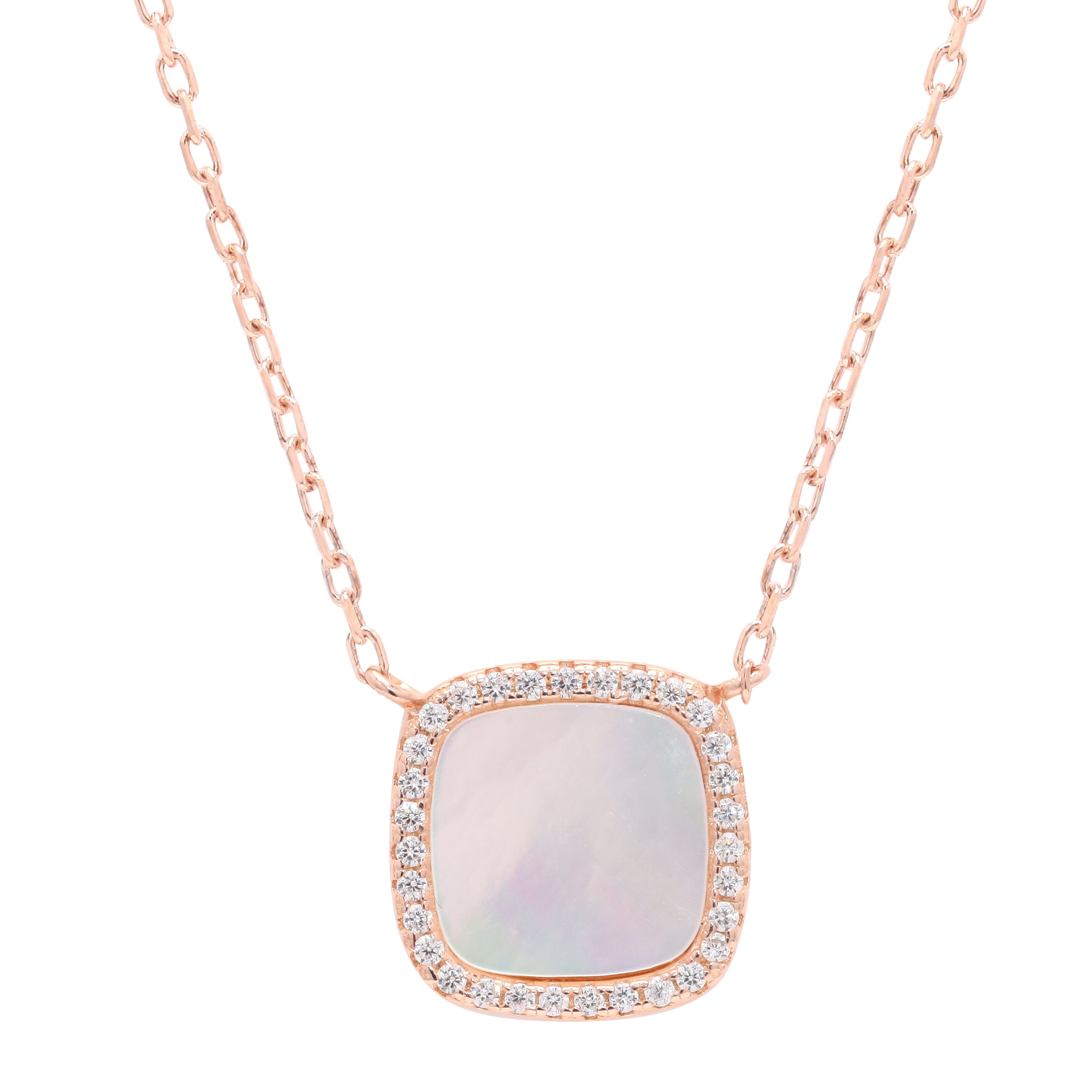 Starlight Cushion Silver Pendant