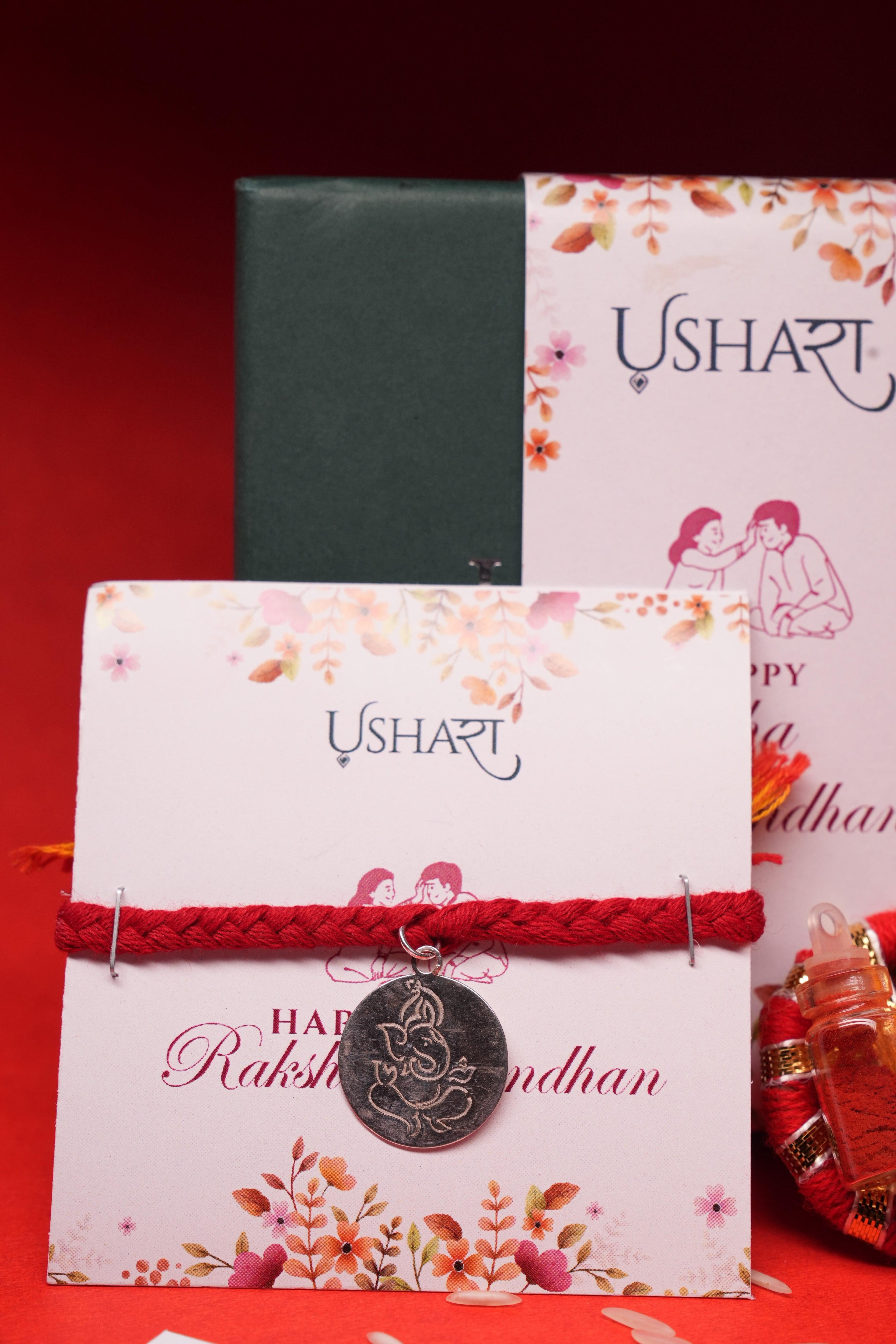 Ganesh Ji Coin Silver Rakhi