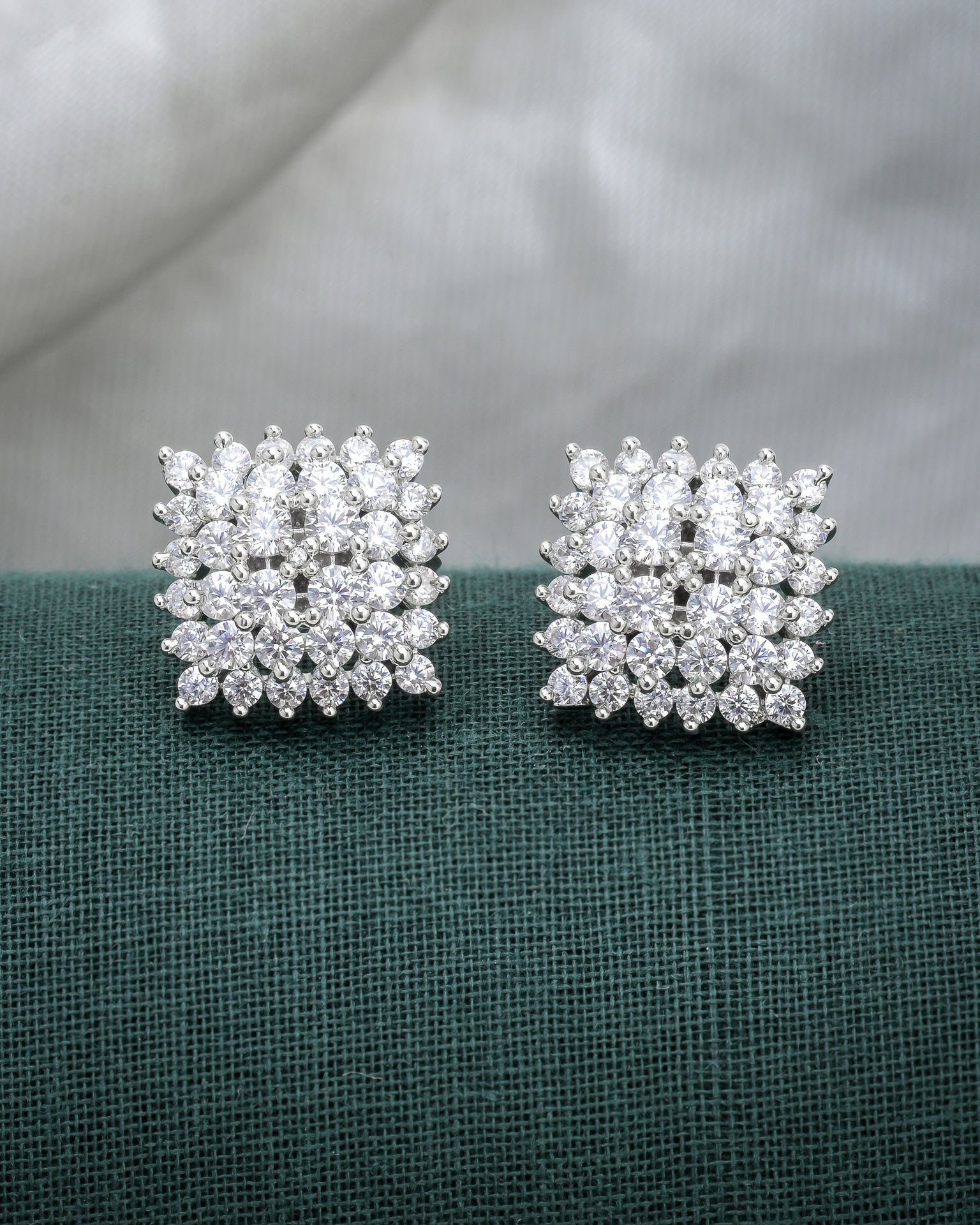 Silver Web Studs