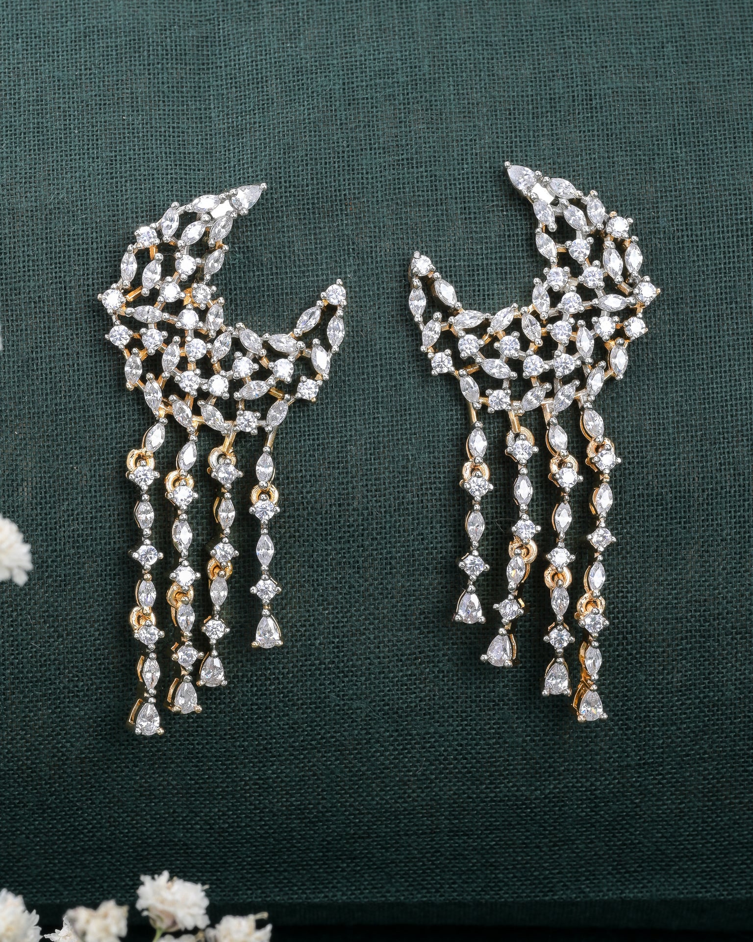 Lunar Luxe Silver Earrings
