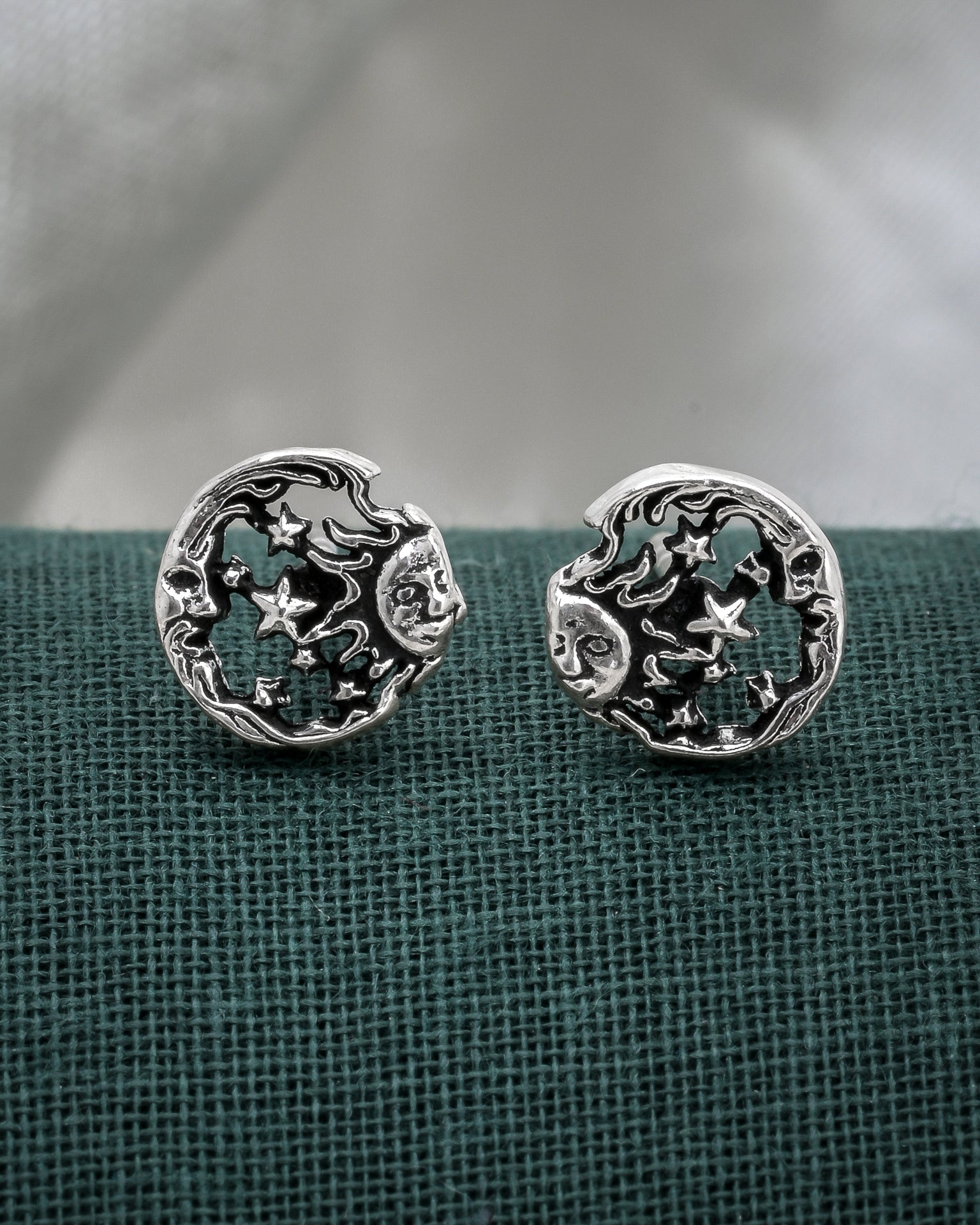 Cosmic Harmony Silver Studs