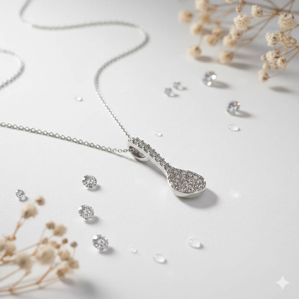 Silver Spoon Pendant