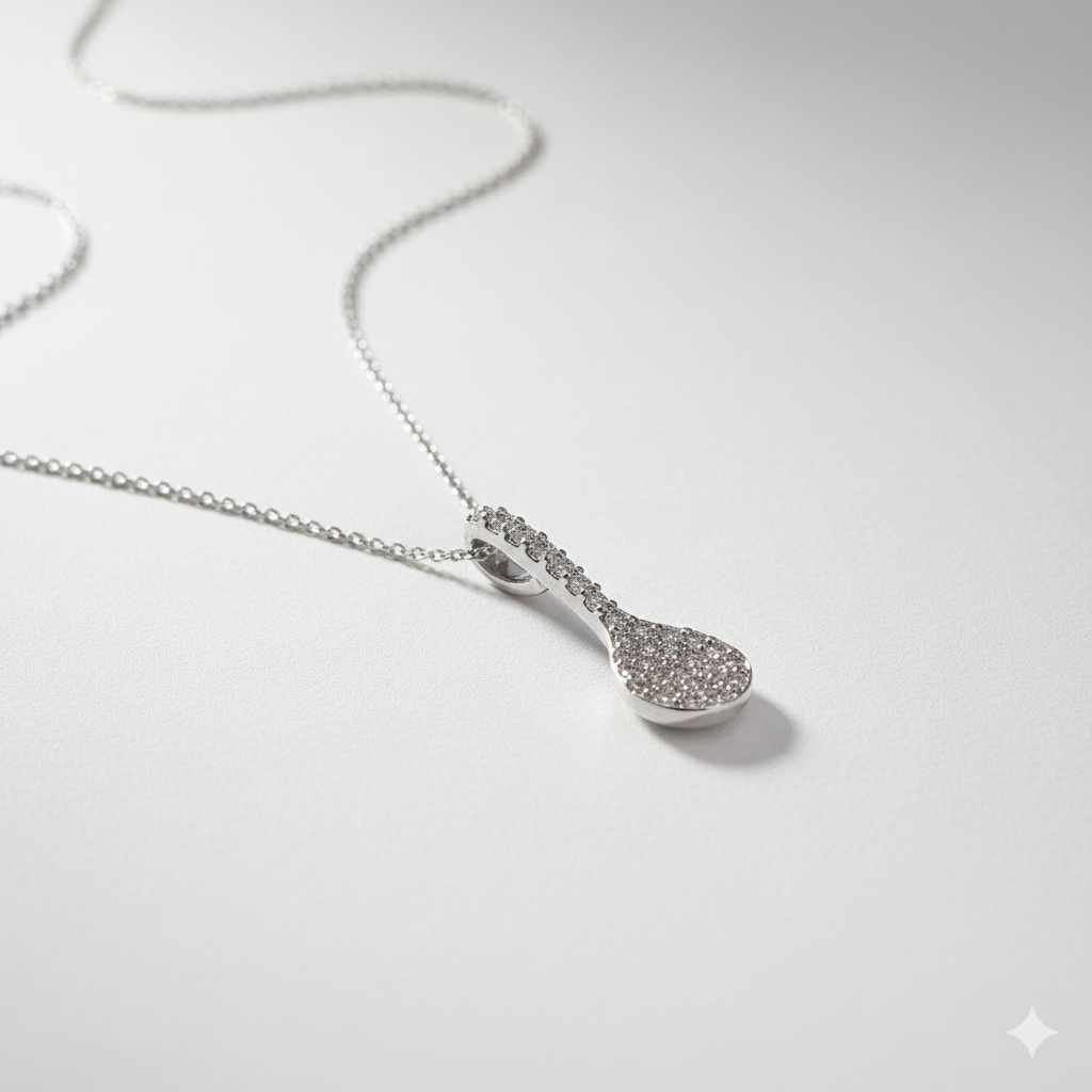Silver Spoon Pendant