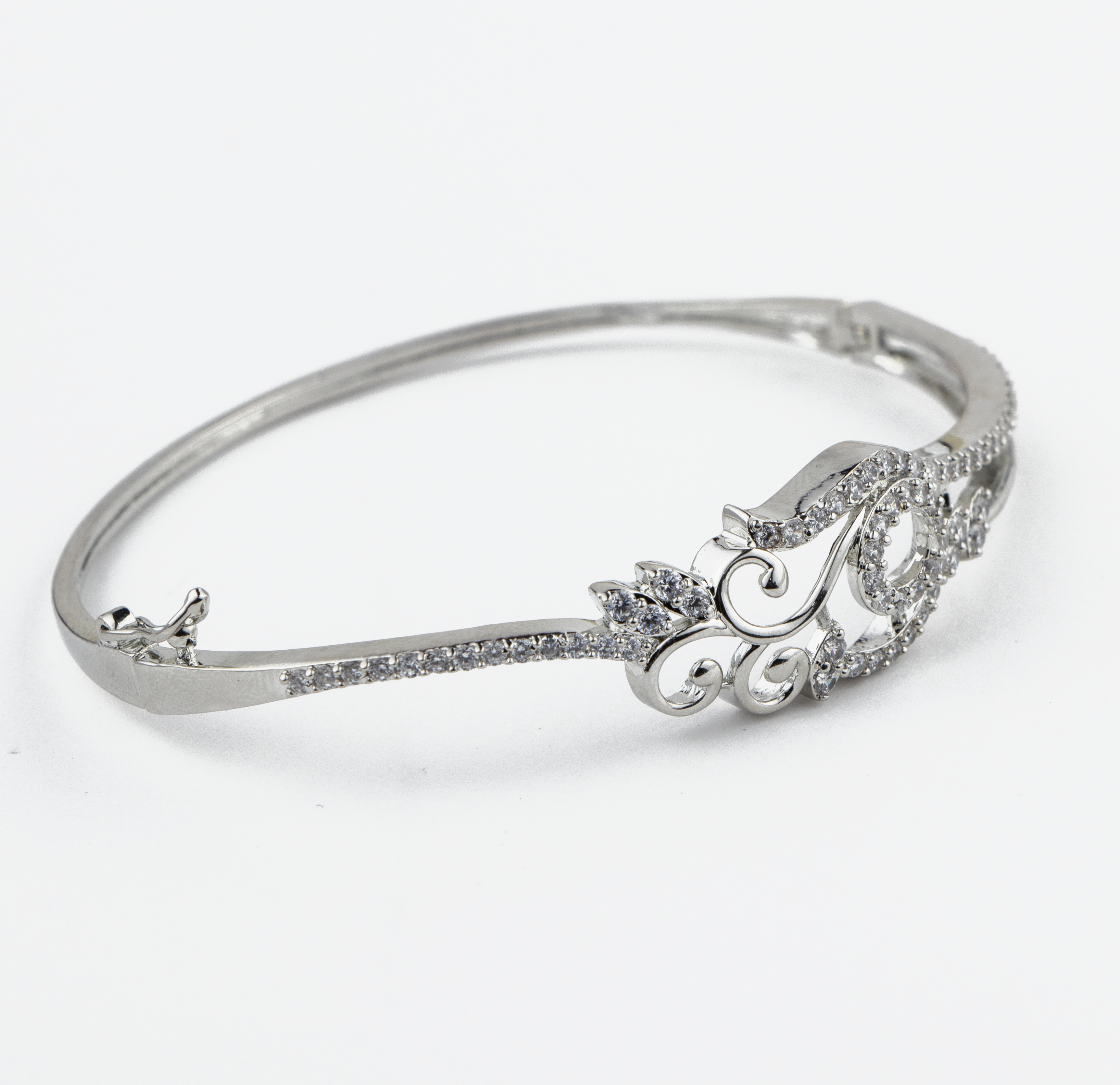 Ocean Ripple Silver Bracelet