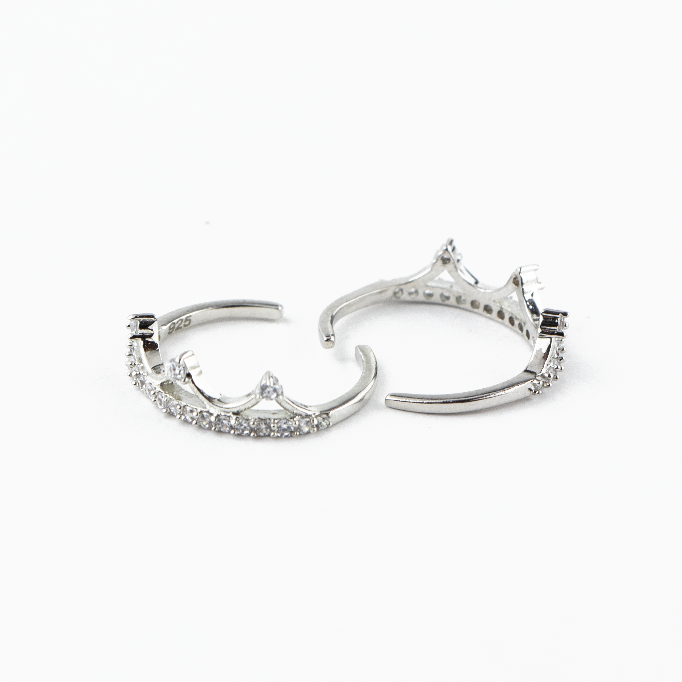 Princess Crown Toe Rings