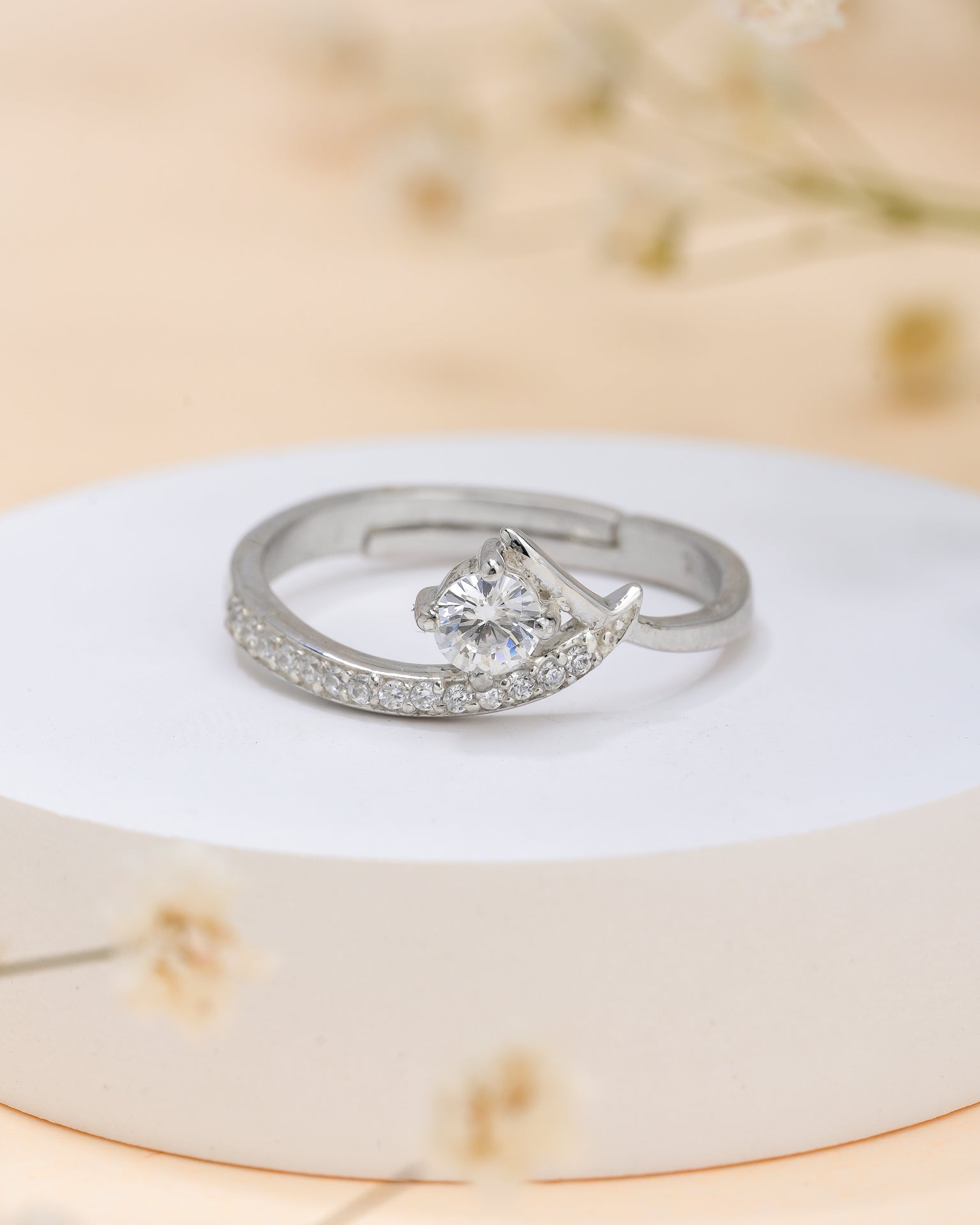 Unity Curve Silver Ring