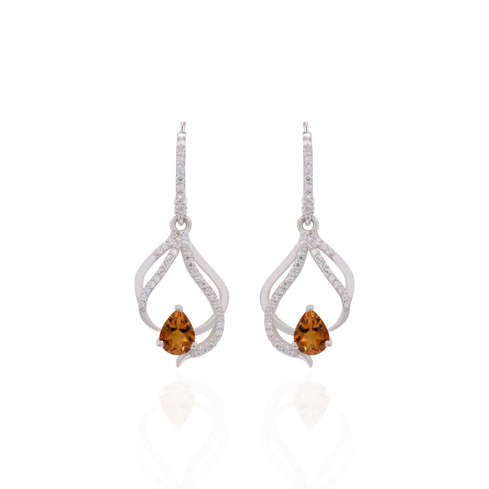 Citrine Spark Pendant Set