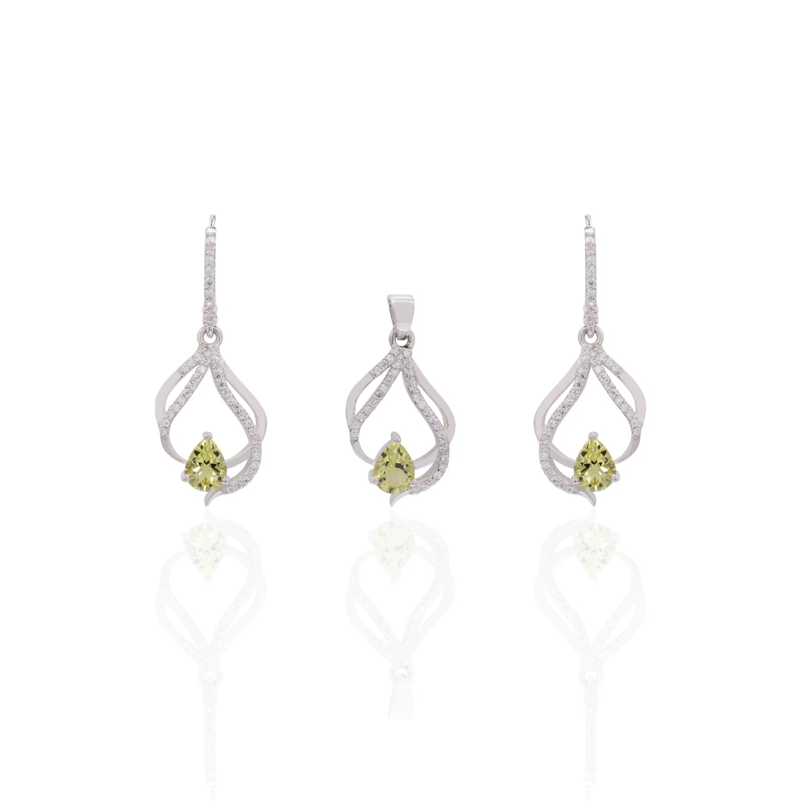 Lemon Glow Pendant Set
