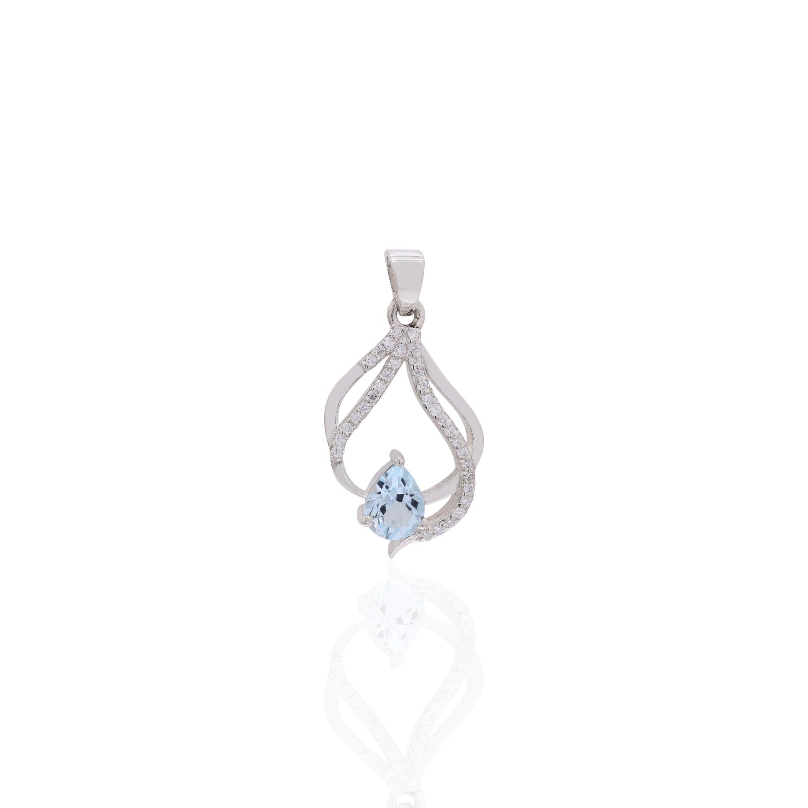 Ice Blue Pendant Set