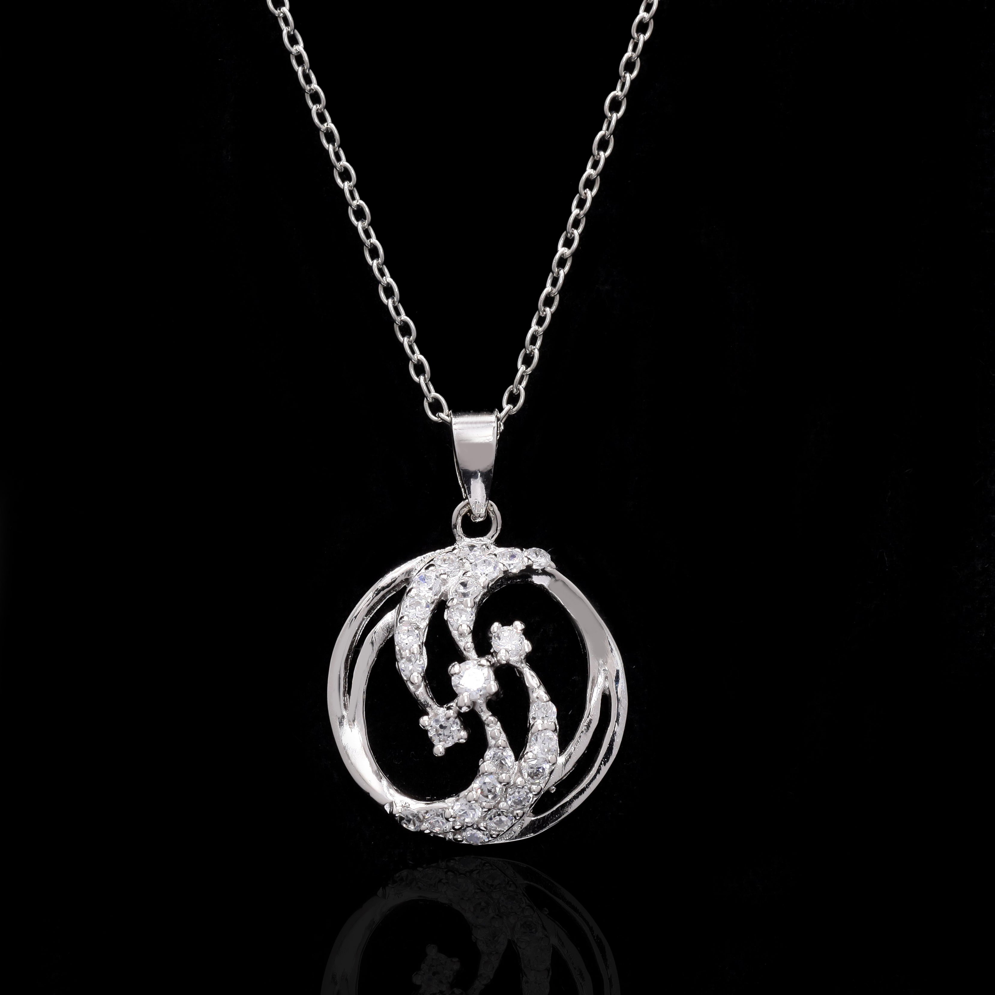 Circle of Grace Silver Pendant