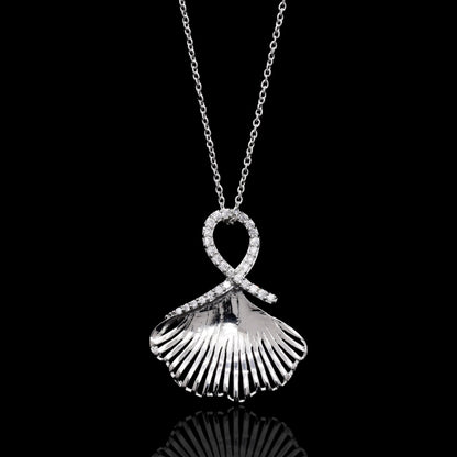 Oyster Luxe Silver Pendant Set