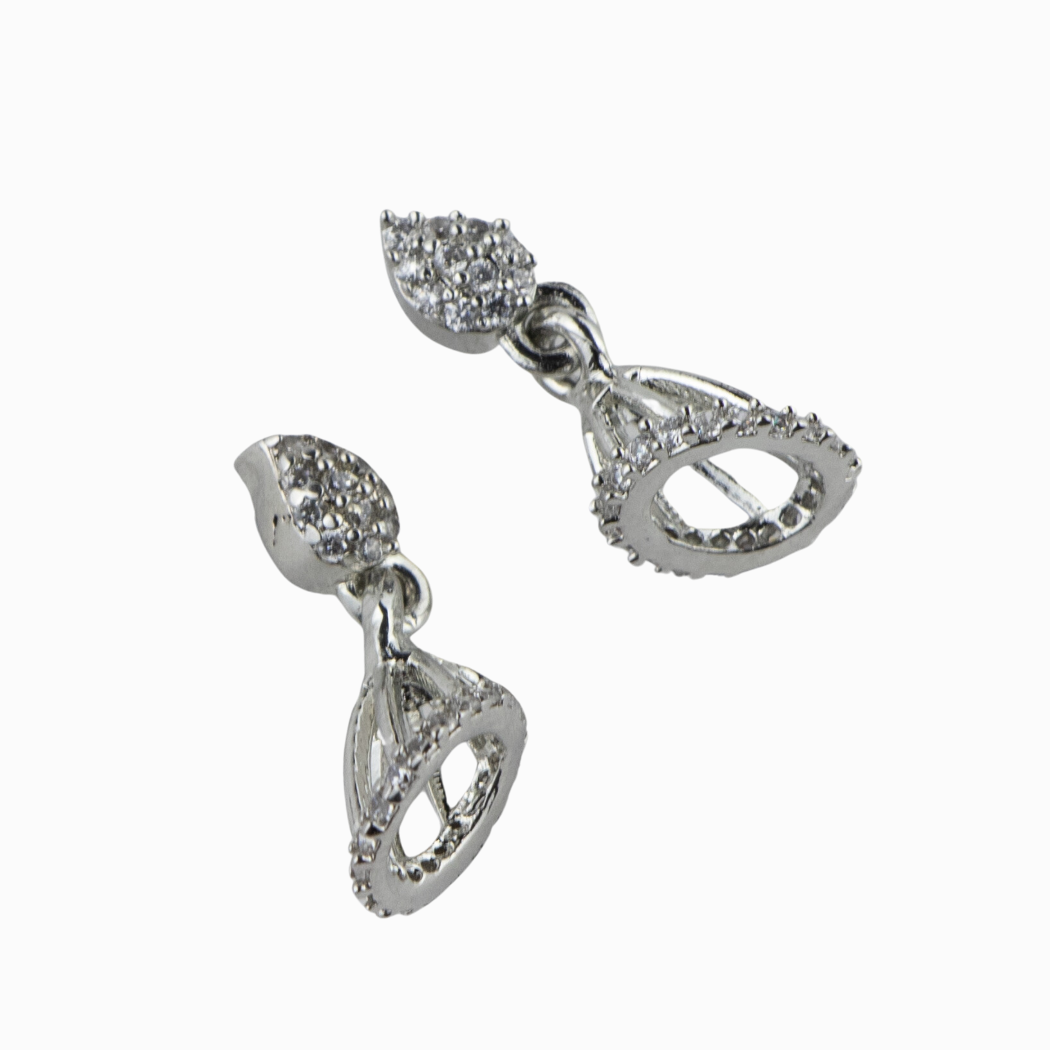 Noor Silver Jhumki