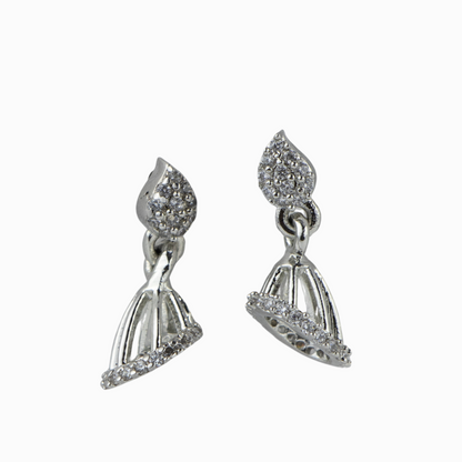 Noor Silver Jhumki