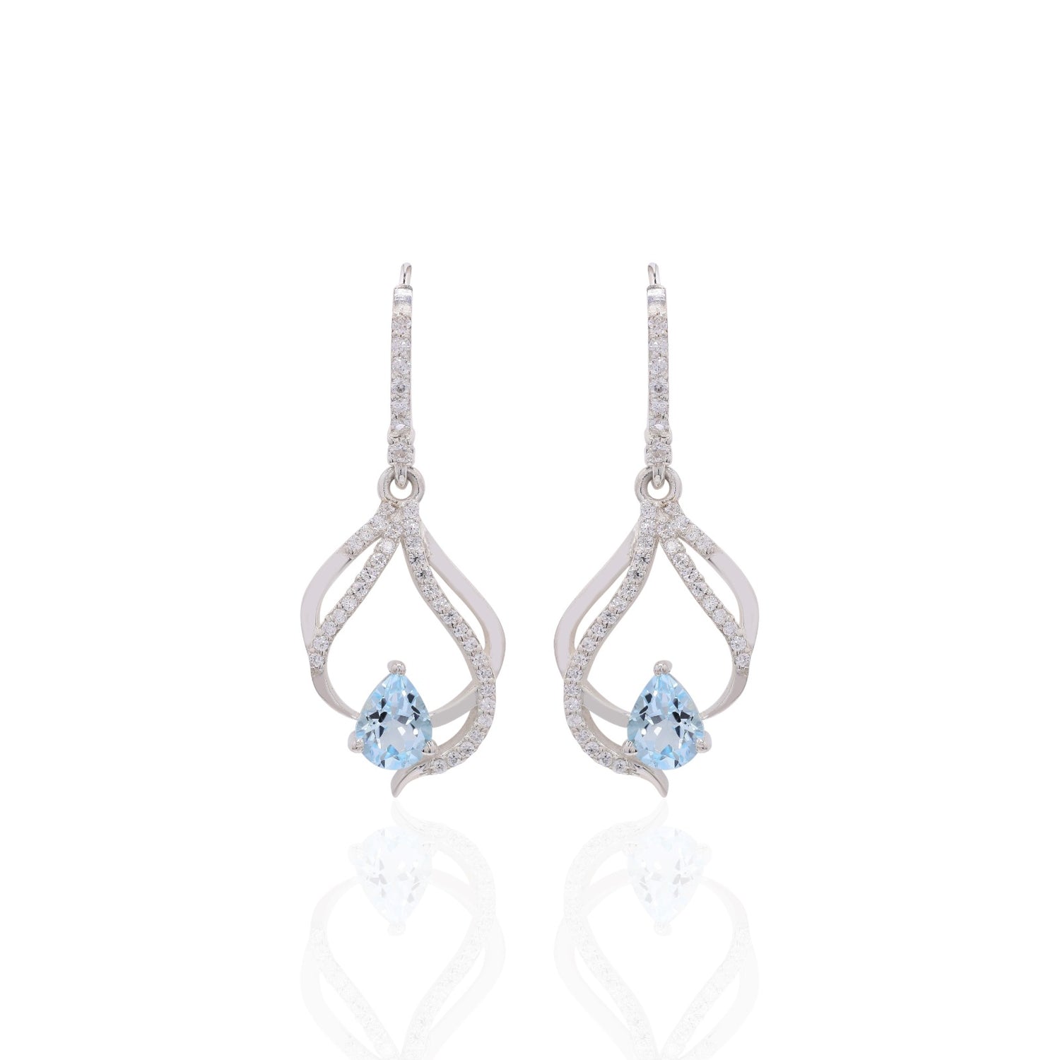 Ice Blue Pendant Set