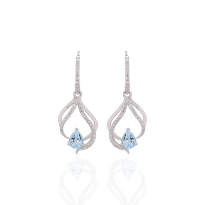 Ice Blue Pendant Set