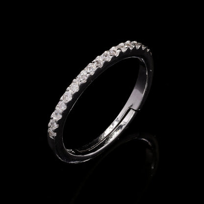 Minimalistic Silver Band Ring
