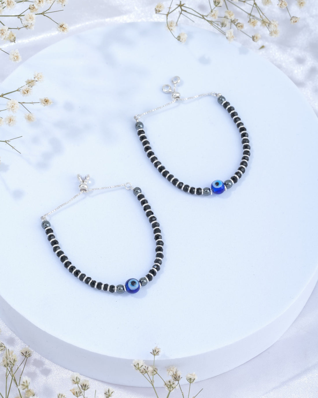 Evil-Eye Adjustable Silver Nazariya