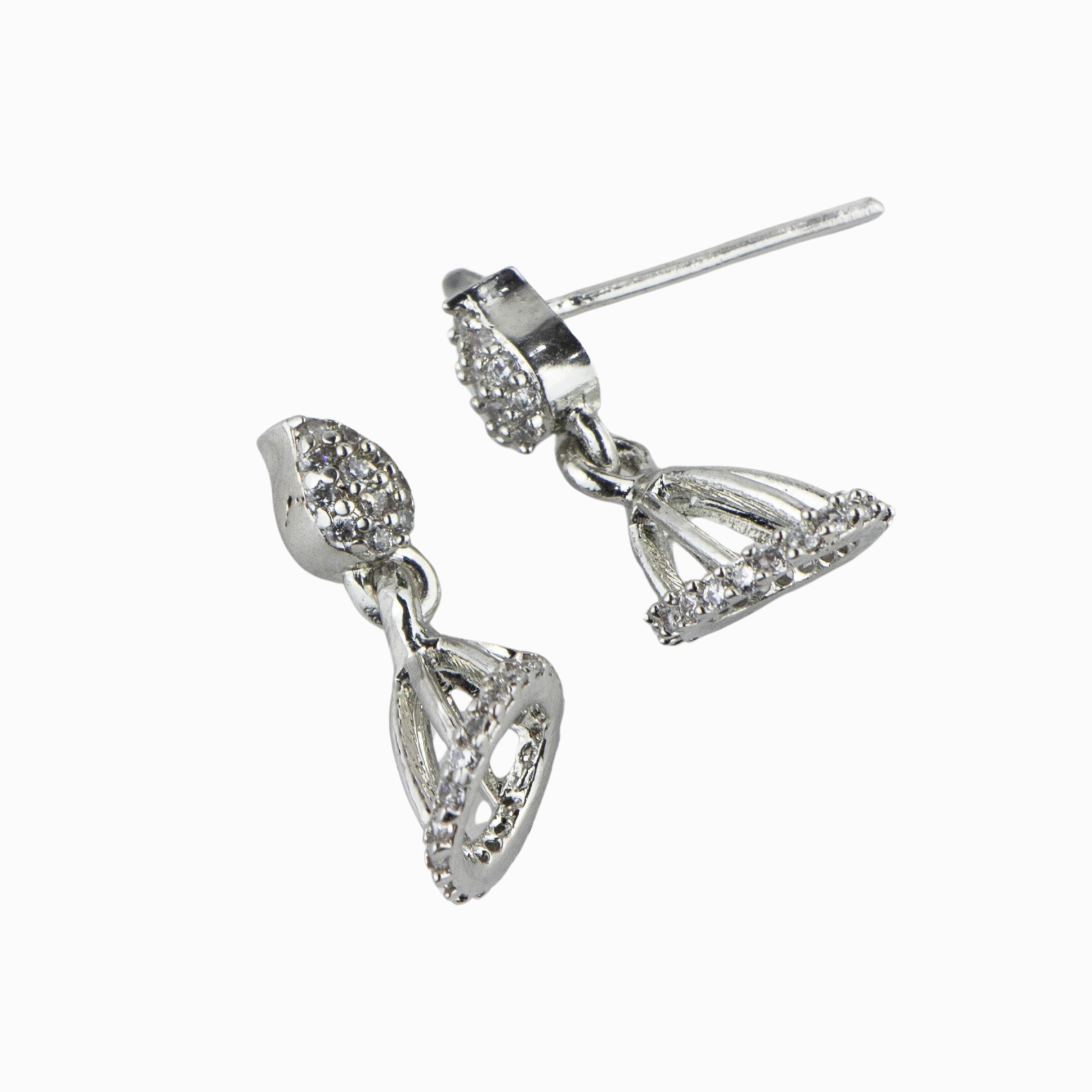 Noor Silver Jhumki