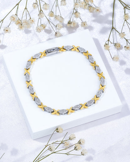 XOXO Silver Bracelet