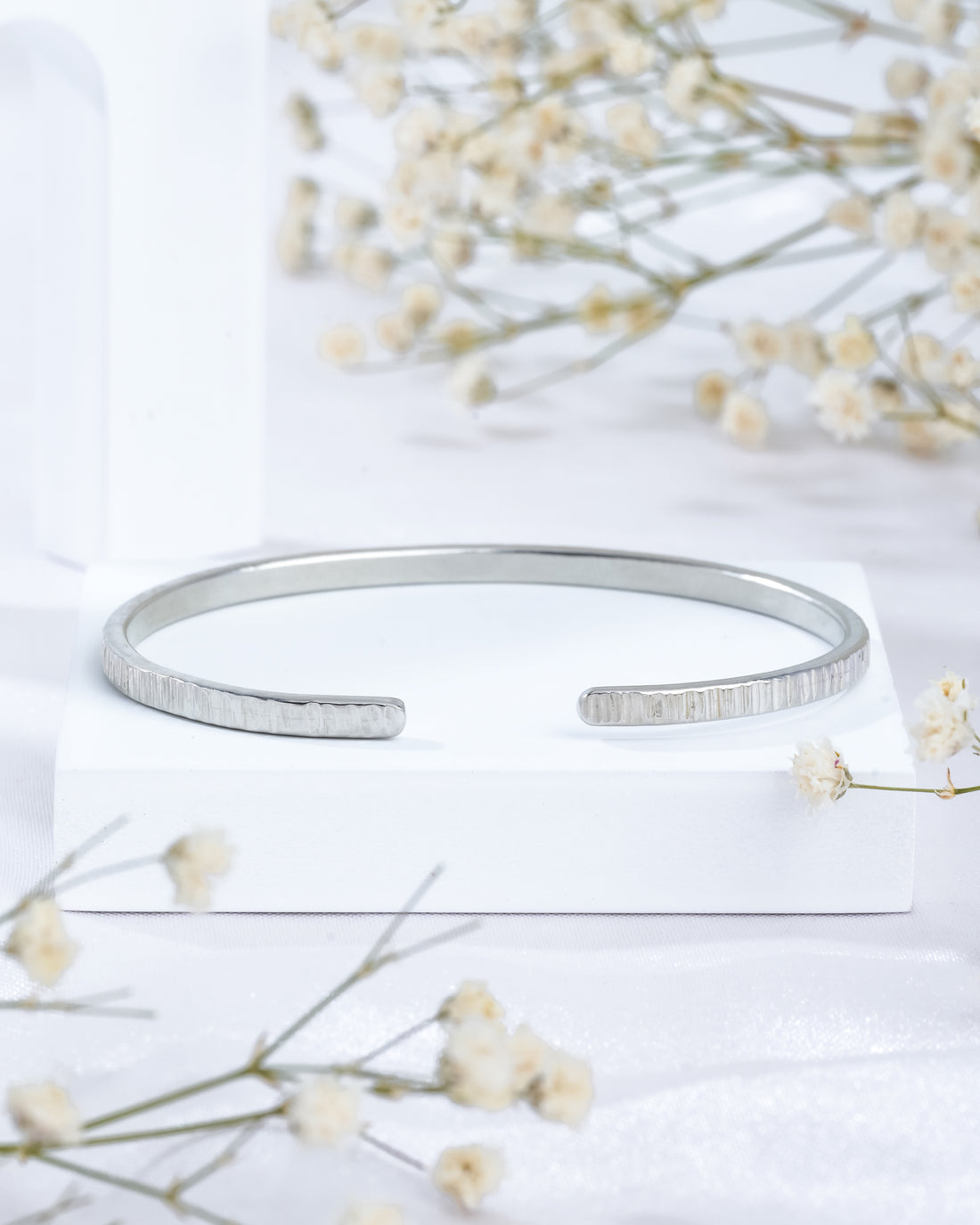 Moonlit Strand Silver Bracelet