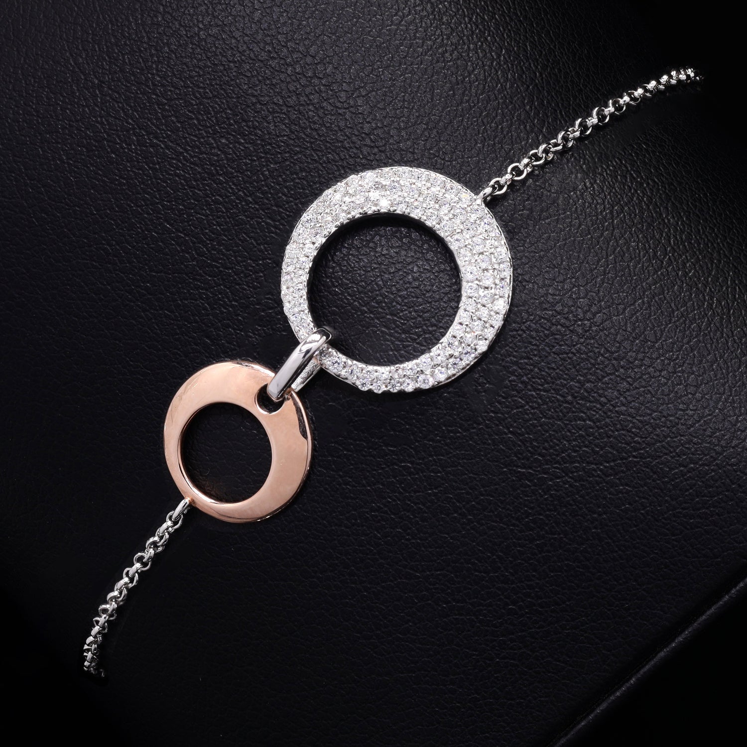 Orbit Duo Silver Bracelet