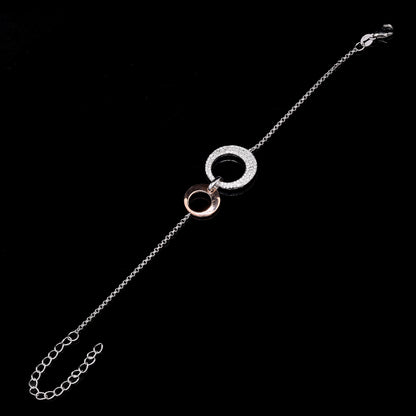 Orbit Duo Silver Bracelet