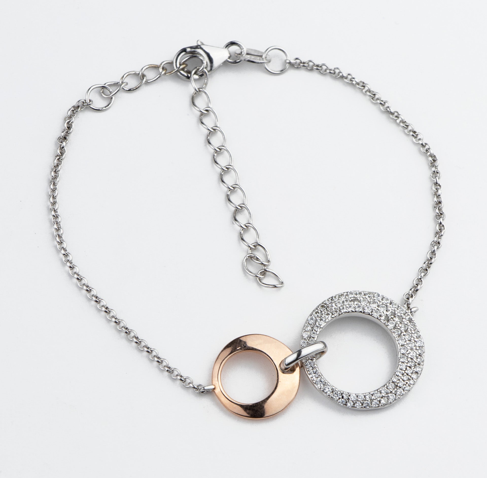 Orbit Duo Silver Bracelet