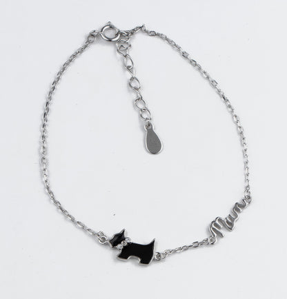 Pawsitively Mum Silver Bracelet