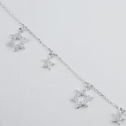 Twinkling Stars Silver Bracelet