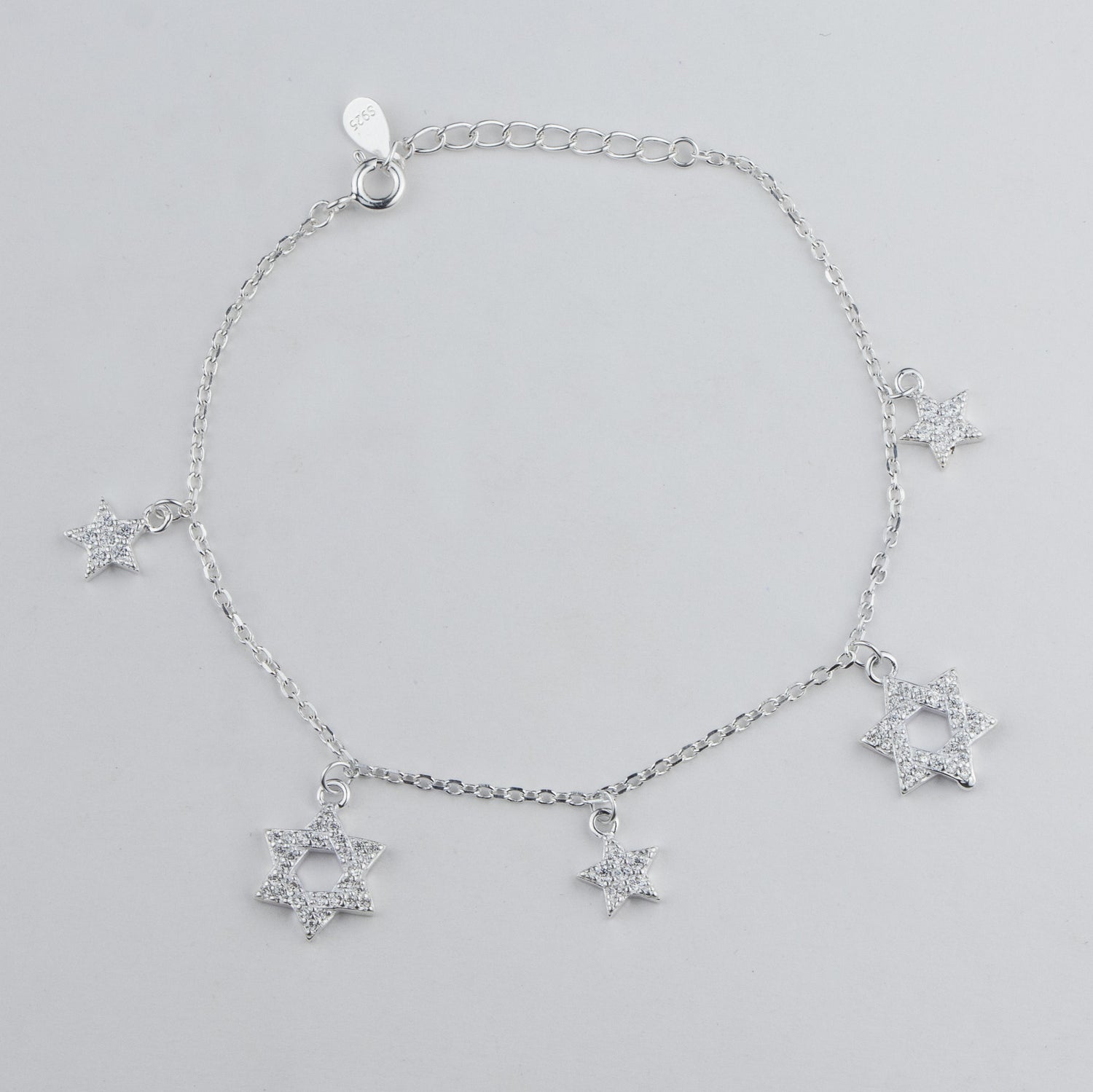 Twinkling Stars Silver Bracelet