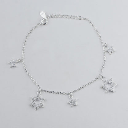 Twinkling Stars Silver Bracelet