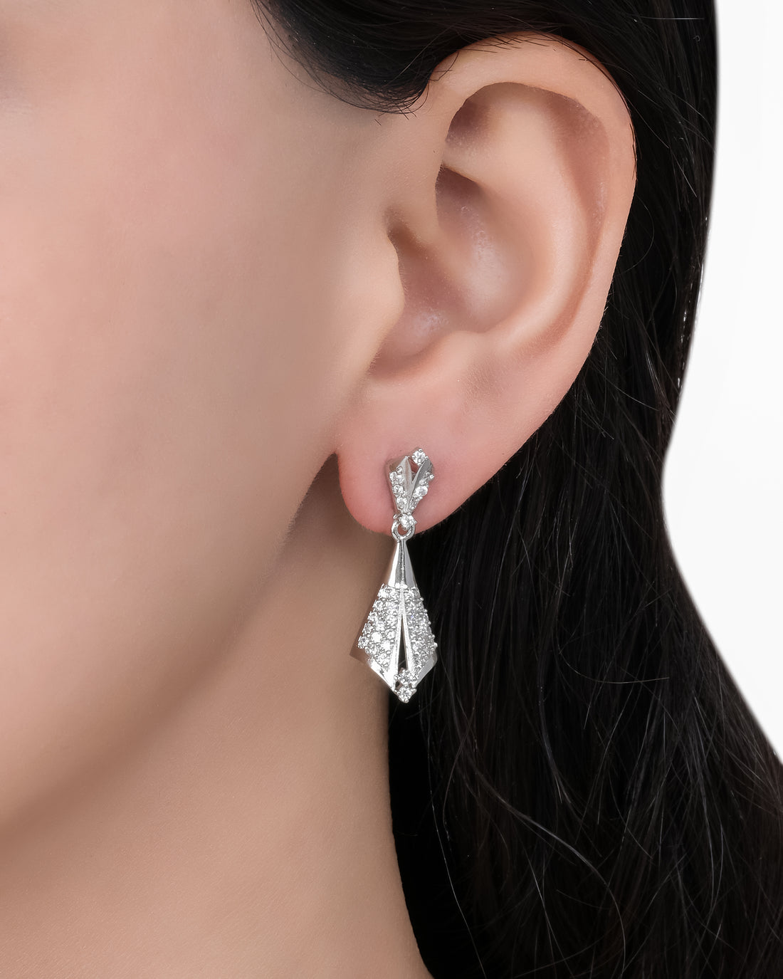 Wrap Around Silver Earrings
