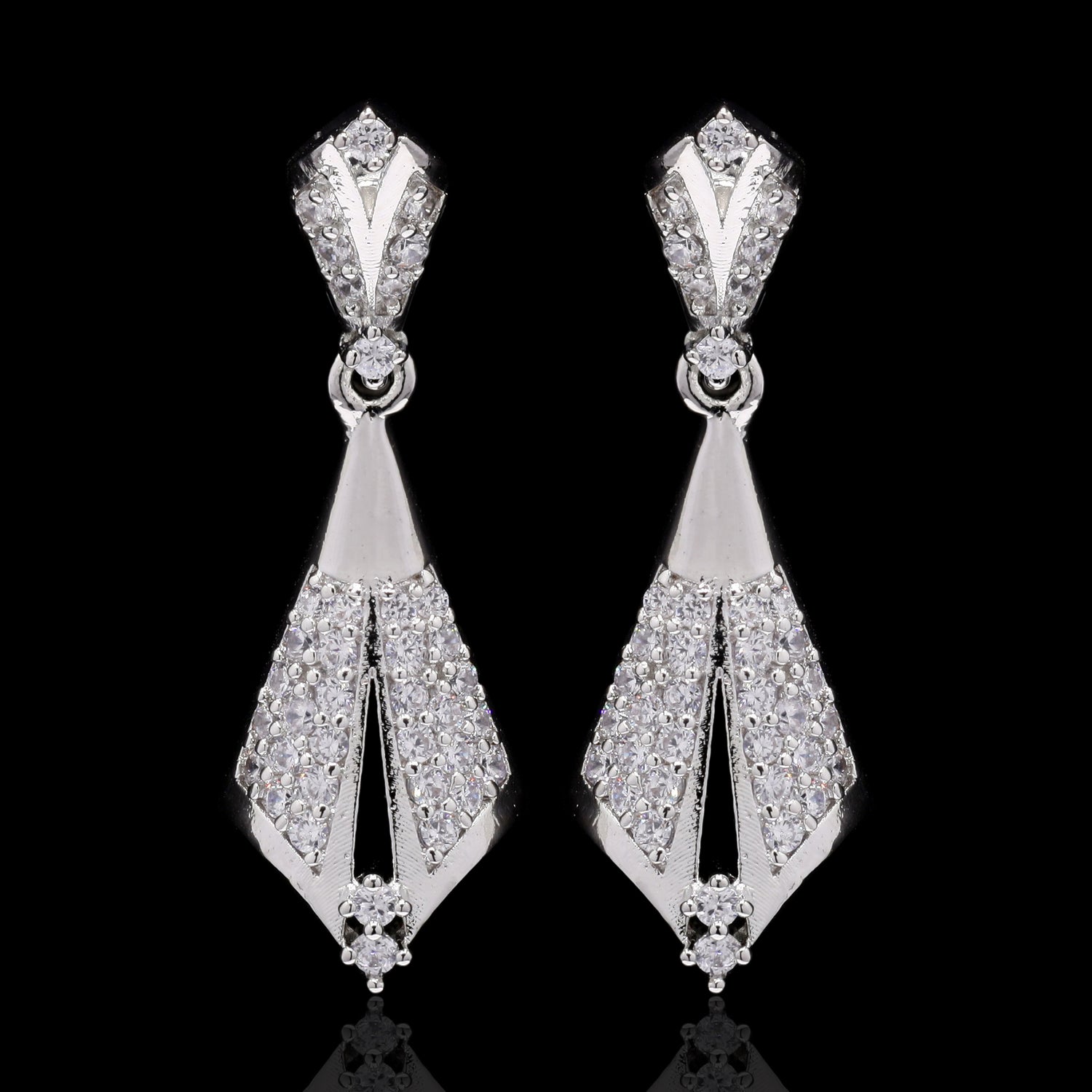 Wrap Around Silver Earrings