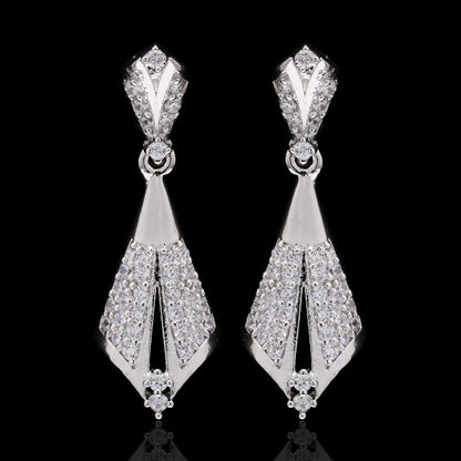 Wrap Around Silver Earrings