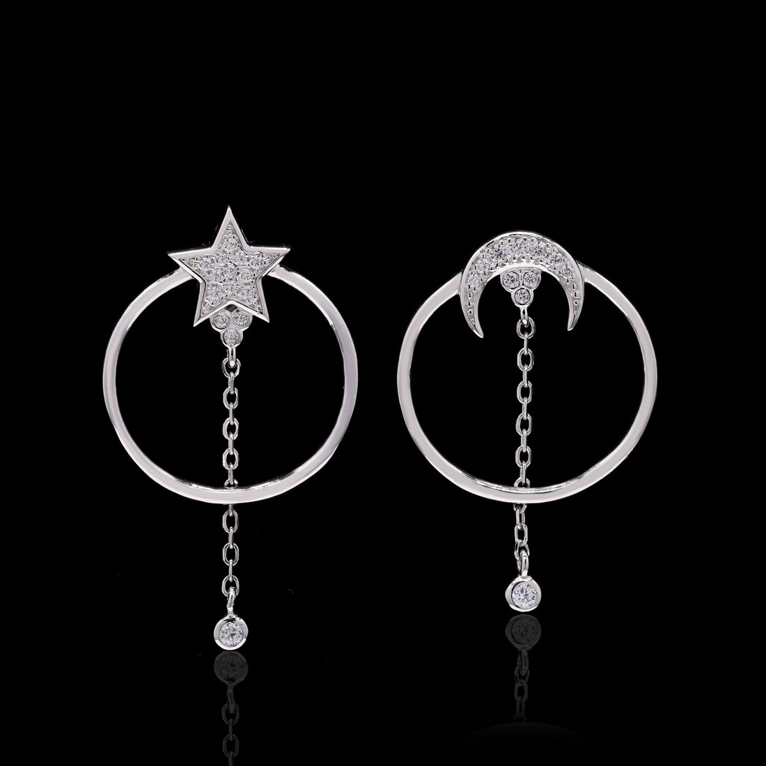 Celestial Dream Silver Earrings