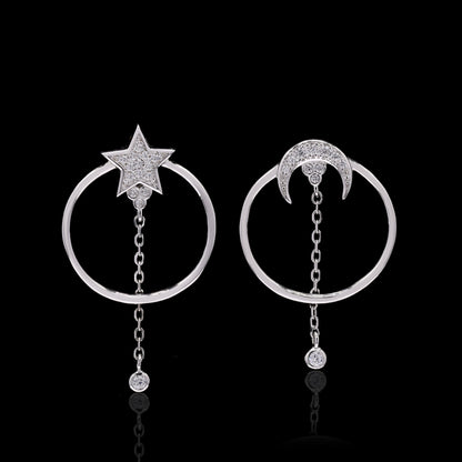 Celestial Dream Silver Earrings