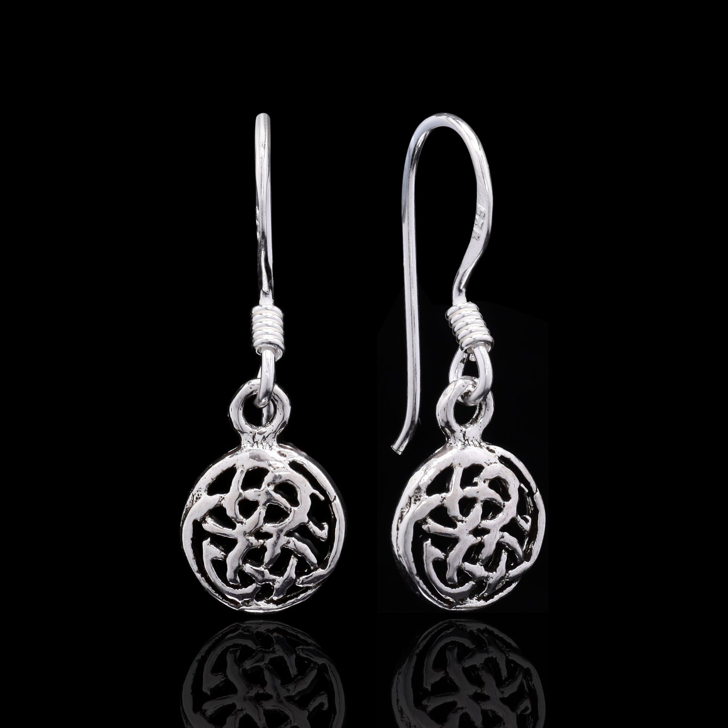 Silver Celtic Knot Earrings